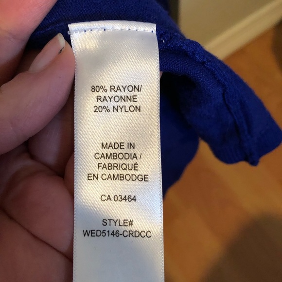 🛍 3/$20 SALE Ricki’s Cobalt Open Front Cardigan - Picture 4 of 5